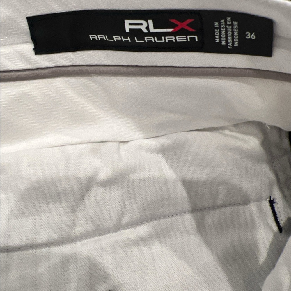 RLX Ralph Lauren Golf Shorts Men’s 36 Navy Blue Performance Stretch Sand Hollow - Picture 9 of 9